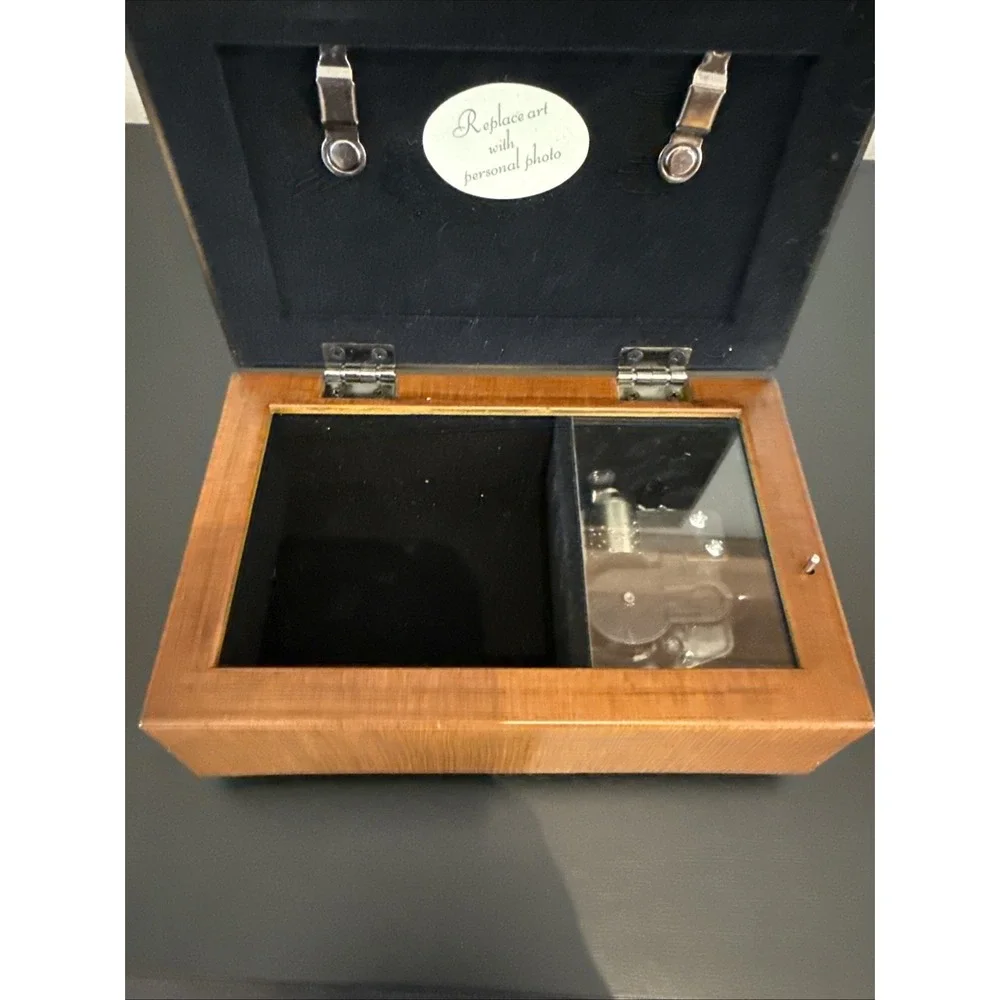 Cottage Garden Sankyo Jewelry Music Box & Photo‎ Frame What a Wonderful World